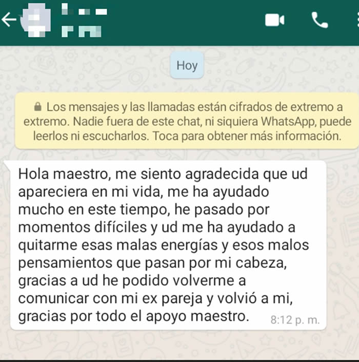 Testimonios